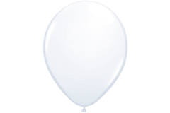 Weiße Ballons 13 cm - 100 Stück 2