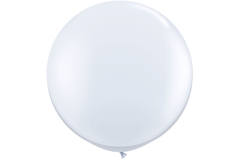 Witte Ballonnen 90cm - 2 stuks