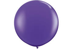 Paarse Violet Ballonnen Purple Violet 90cm - 2 stuks 1