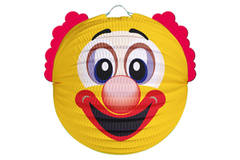 Lampion rund mit Clown - 22 cm  3
