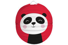 Okrągła latarnia Panda - 22 cm