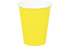 Yellow Disposable Cups 350 ml - 8 pieces 1