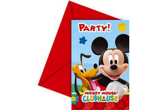 Mickey Mouse Clubhouse Uitnodigingen - 6 stuks 1