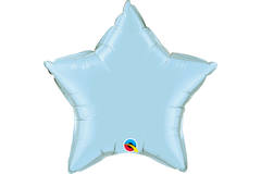 Balloon Star blue 20In/50cm UNPACKE
