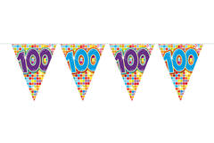 Blocchi di ghirlanda di festoni per il 100 ° compleanno - 6 m 1