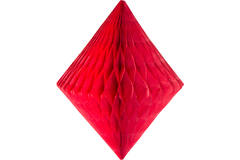 Honeycomb Diamant Rood - 30cm