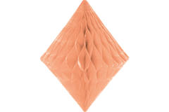 Orange-Pink Honeycomb Diamond - 30 cm