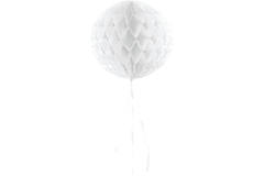 White Honeycomb Ball - 30 cm