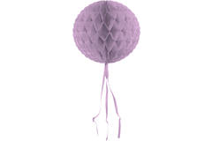 Wabenfächerballon Rund Lila - 30 cm