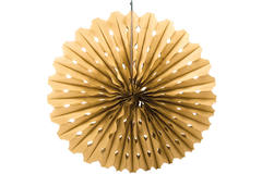 Gold Honeycomb Fan - 45 cm