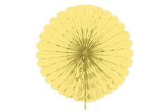 Ivory-White Honeycomb Fan - 45 cm 