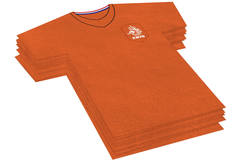 Tovaglioli arancio per maglia da calcio - 20 pezzi 1