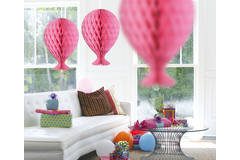 Baby Pink Honeycomb Balloon - 37cm 3