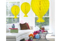 Yellow Honeycomb Balloon - 37 cm 2