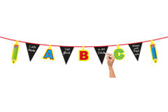 Festa per bambini ABC Bunting - 4 metri