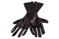 Handschuhe Schwarz Metallic 1