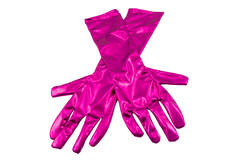 Gloves Metallic Magenta