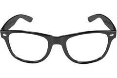 Glasses Metallic Black