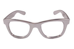 Glasses Metallic Silver 1
