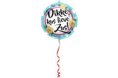 Foil Balloon 'Dikke kus lieve zus!' - 45cm
