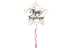 Foil Balloon 'Fijne Feestdagen!' - 48cm 1