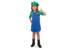 Green Super Plumber Costume for Girls - Size 116-134 1