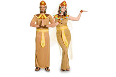 Costume da Cleopatra egiziana 5 pezzi taglia SM 7