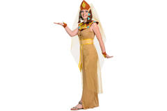 Costume da Cleopatra egiziana 5 pezzi taglia SM 2