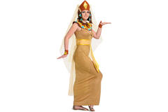 Costume da Cleopatra egiziana 5 pezzi taglia SM 3