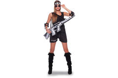 Kostium SWAT dla kobiet 3 sztuki - rozmiar L-XL