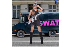 SWAT Costume donna 3 pezzi taglia L-XL 4
