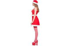 Sexy Weihnachtsfrau-Kostüm Damen - Größe L-XL 2