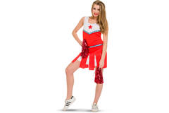 Sexy Cheerleader Outfit Ladies - Taglia S-M