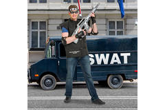 Kostium SWAT dla mężczyzn 3 sztuki - rozmiar XL-XXL 5