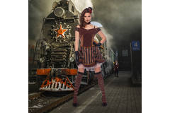 Steampunk Dress for Women - Size L-XL 4