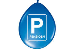 Palloncini per cartelli per parcheggio pensionamento - 8 pz 1