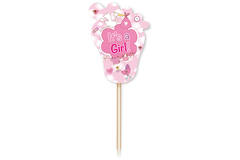 Birth Girl Party Pickers It’s a girl - 24 pieces