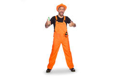 Overall Neon Orange for Adults - Size L-XL 2