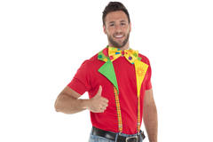 Clown Suspenders with Bow Tie Adults