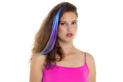 Hair Extension Neon Blue-Purple Dip-colorante 6