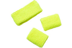 Sweatbands Neon Yellow - 3 pieces
