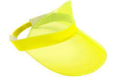 Visierino parasole giallo neon 1