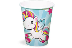 Unicorn Disposable Cups 250 ml - 8 pieces 1
