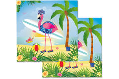 Tovaglioli Flamingo 33x33cm - 20 pezzi 1