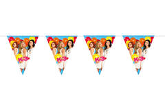 K3 Party Bunting Garland - 10 m 1