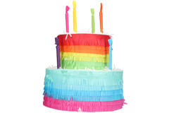Pinata torta Rainbow Bday - 25x23cm