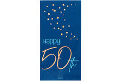 Napkins Elegant True Blue 50 Years 33x33cm - 10 pieces 2