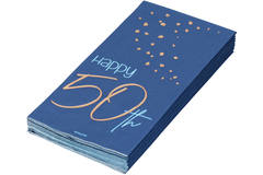 Napkins Elegant True Blue 50 Years 33x33cm - 10 pieces 3
