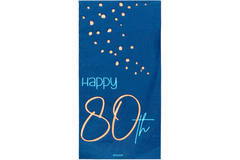 Napkins Elegant True Blue 80 Years 33x33cm - 10 pieces 2