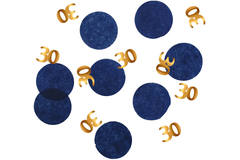 Confetti Elegant True Blue 30 Jaar - 25 gram 1